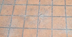 Cracked flooring
