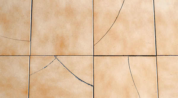 Cracked flooring